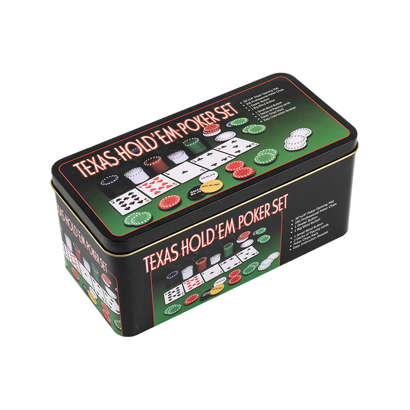 مجموعه تراشه های بازی Party Party 200pcs Iron Box