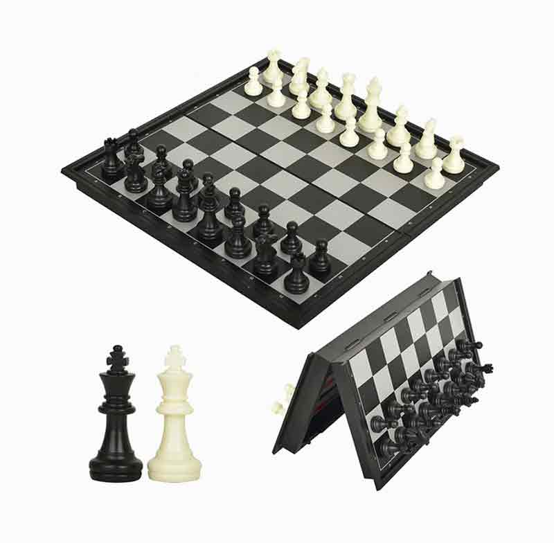 اندازه سفر مجموعه شطرنج پلاستیکی مغناطیسی